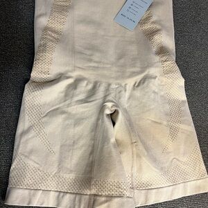 Elegant Cream Shapewear Shorts
